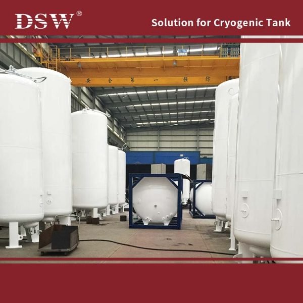 vertical lo2 ln2 lar cryogenic storage tanks