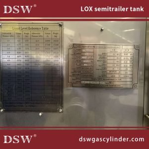 20M3 LOX Cryogenic Semi Trailers tank