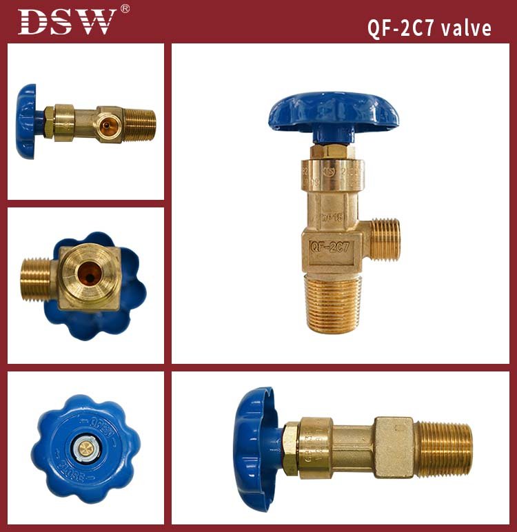 Qf 2C industrial oxygen gas cylinder valve