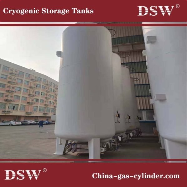 LN2 cryogenic storage tanks