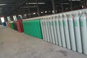 Finished gas cylinders ready for use
